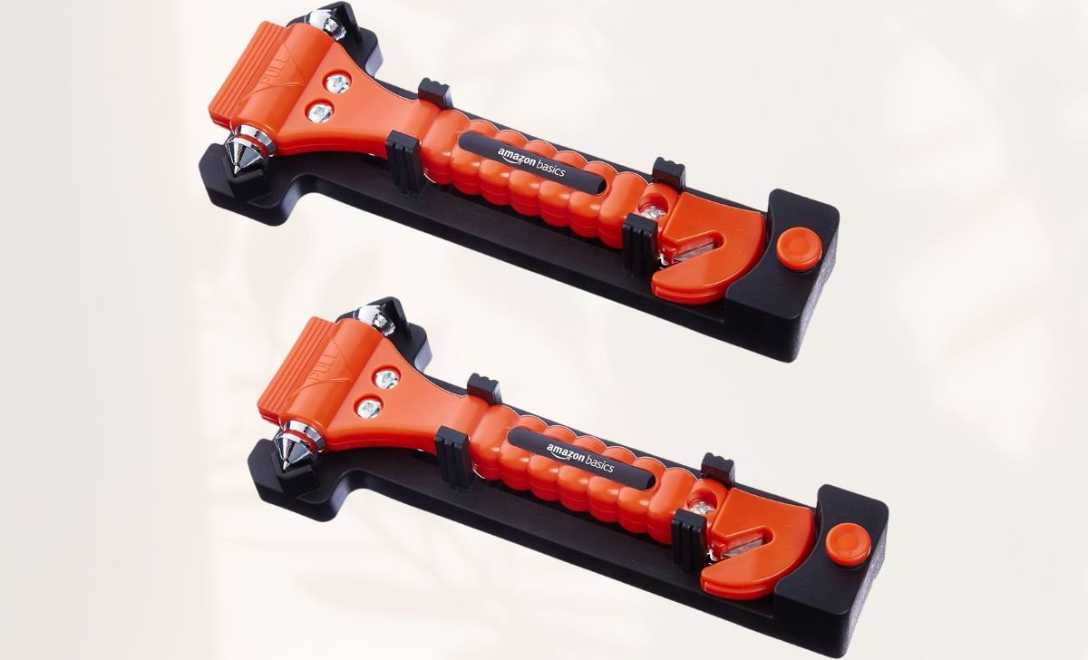Amazon basics seat belt cutter & window hammer review