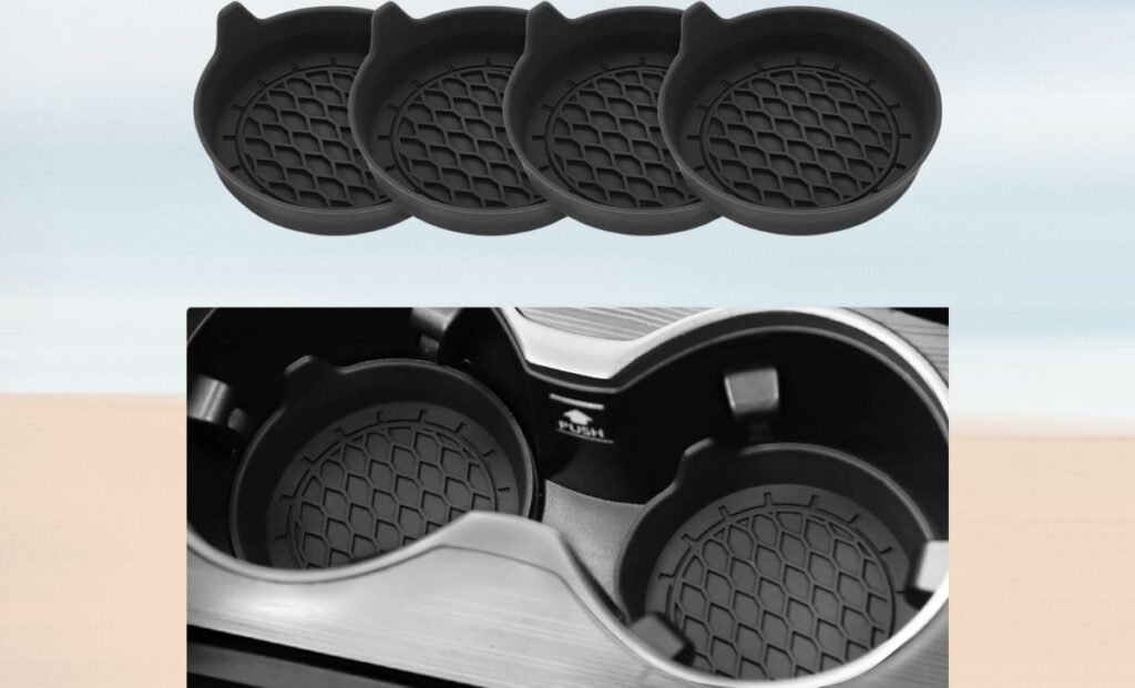 Singaro car cup holder coaster features
