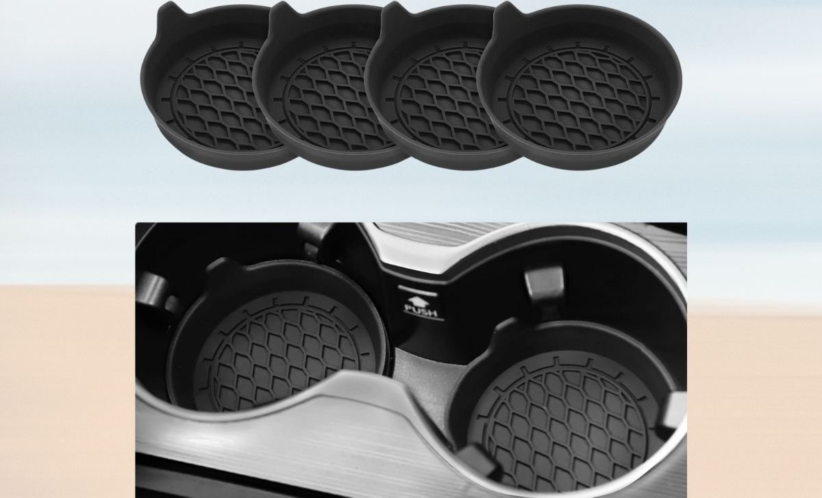 Singaro car cup holder coaster features