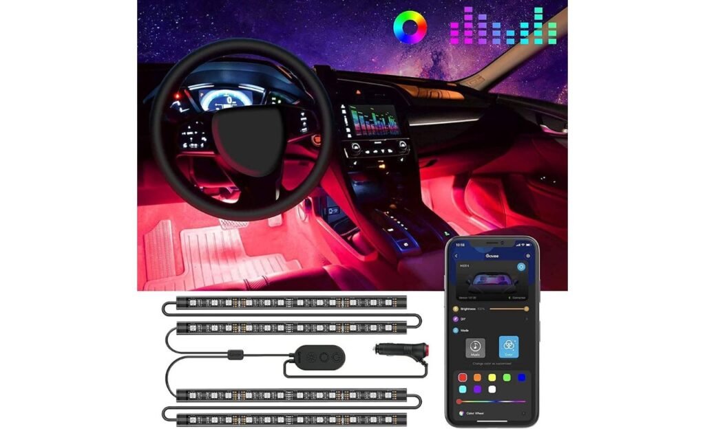 Elevate Your Car Ambiance with Smart LED Lighting