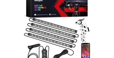 Vehicle with Nilight RGB LED Lighting