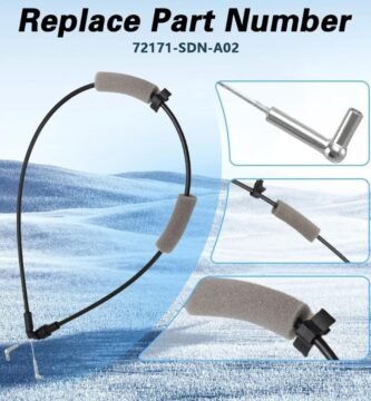 Front Left Driver Side Door Handle Release Cable