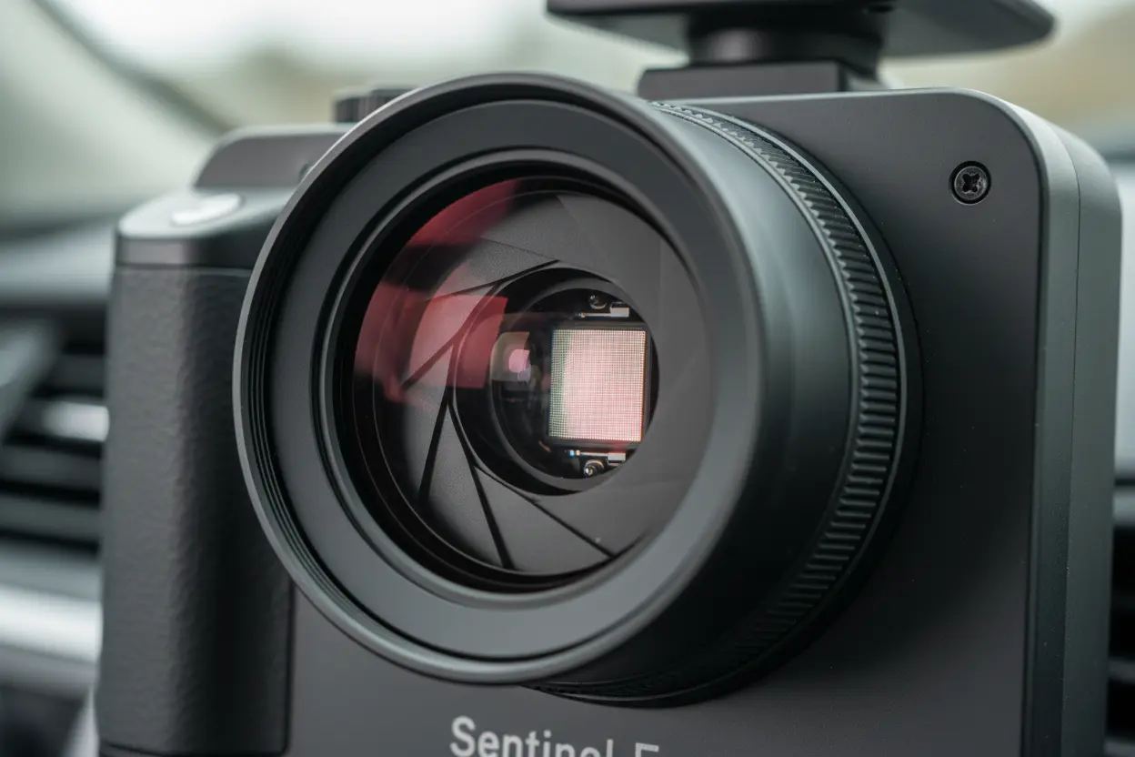 Advanced dash cam sensor for night vision