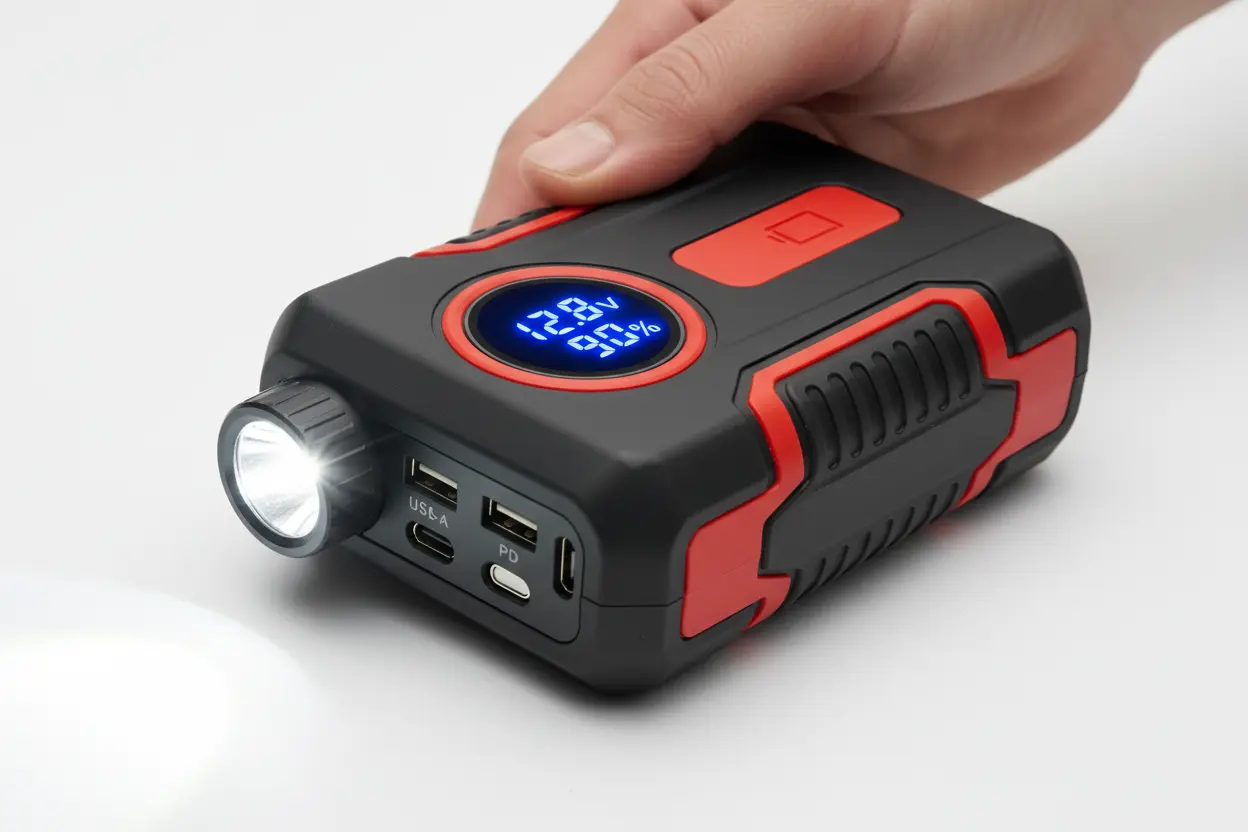 Key features of a portable car jump starter device