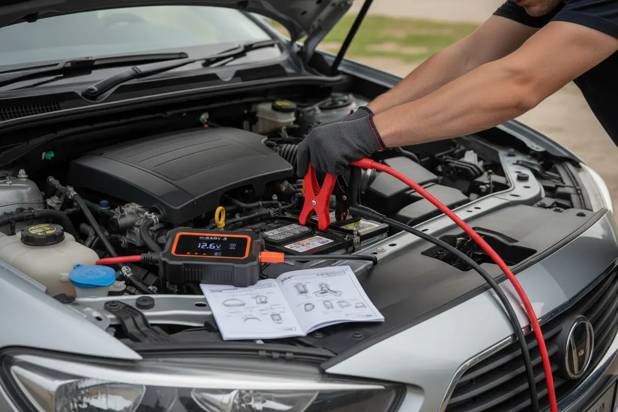 Guide on how to safely use a portable car jump starter