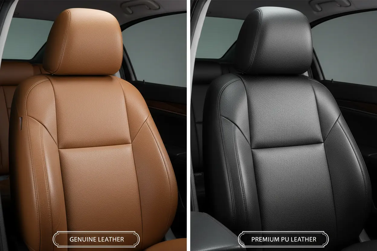 Types of leather car seat covers