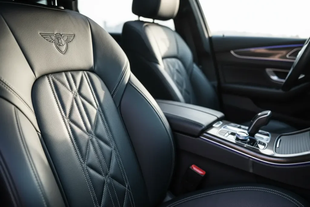 Premium leather car seat covers
