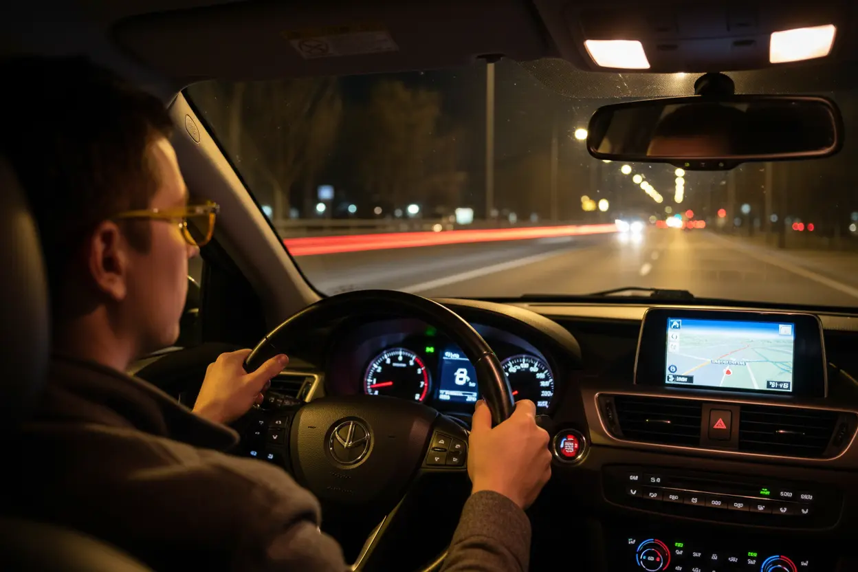 anti glare night driving glasses