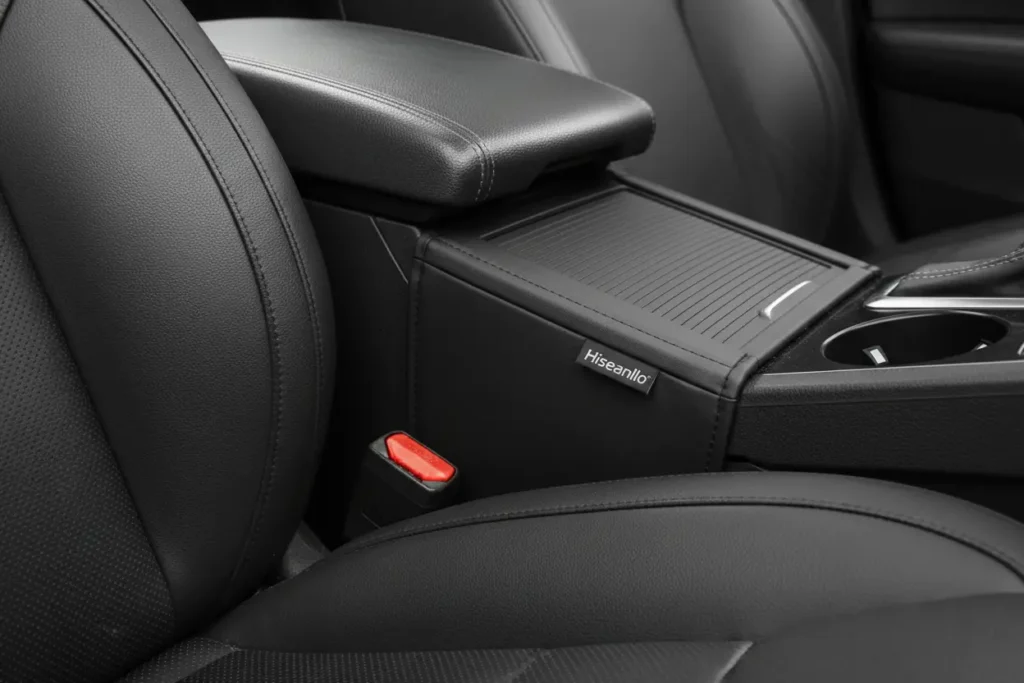 Hiseanllo Universal Leather Car Seat Gap Filler in car