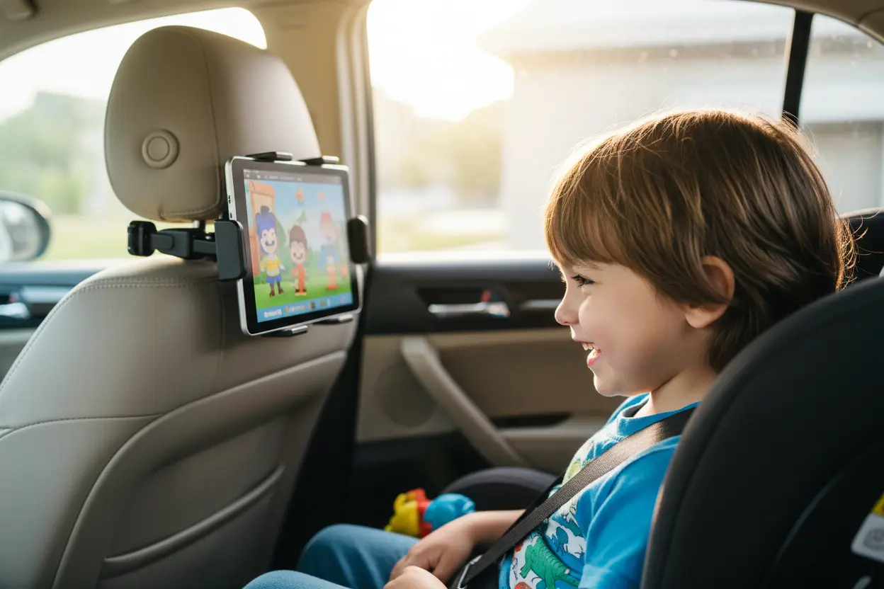 universal headrest tablet holder for kids