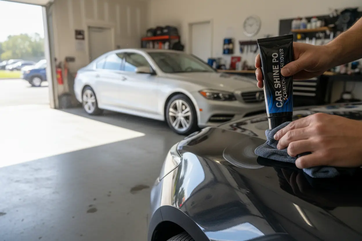 Scratch Remover in Action best scratch remover for cars