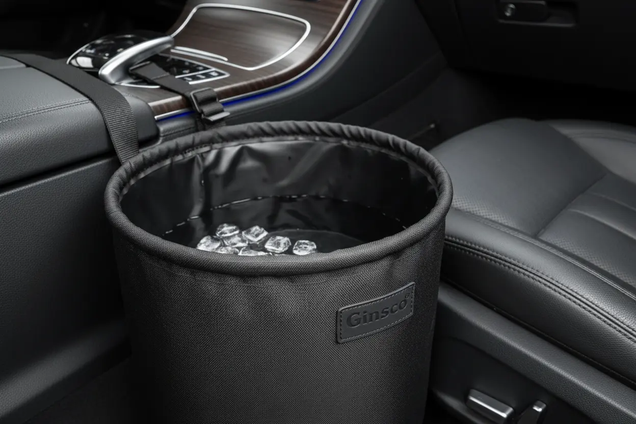 Ginsco car interior storage organizer in use