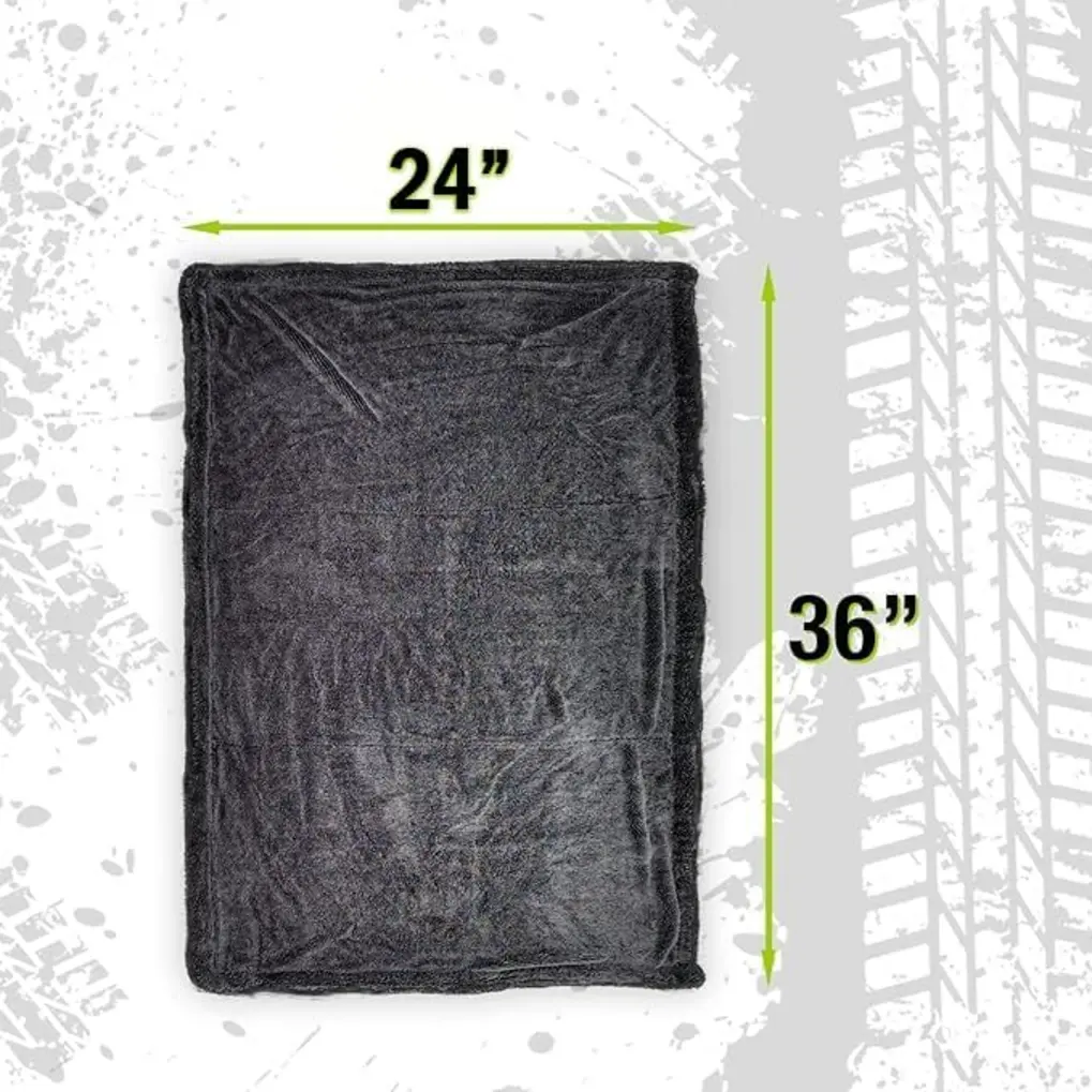 ExoForma Mega Car Drying Towel drying a car door
