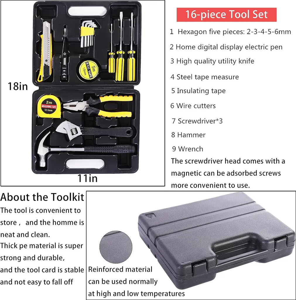 Close-up of HAIPHAIK Car Emergency Kit's UL-certified 11.8ft jumper cables with insulated alligator clips