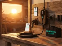 Image in a new AI-generated scene - AIMILER Level 2 EV Charger