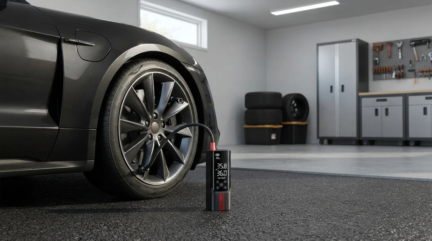 Lamicall Portable Car Tire Inflator Air Compressor — imagem 2