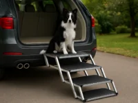 Extra Wide 20" Dog Stairs for Large Dogs