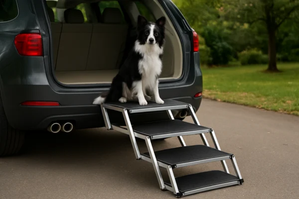 Extra Wide 20" Dog Stairs for Large Dogs